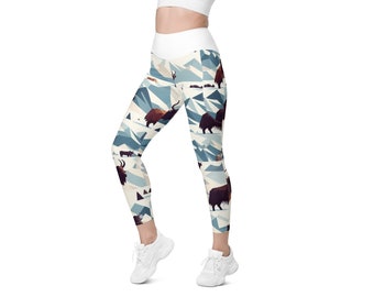 Thaleypa Yak Population Leggings with pockets