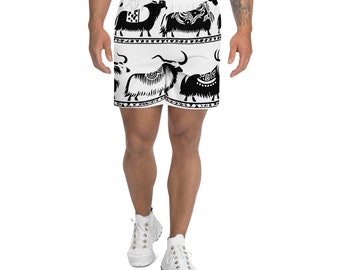 Short de sport graphique Yak pour homme