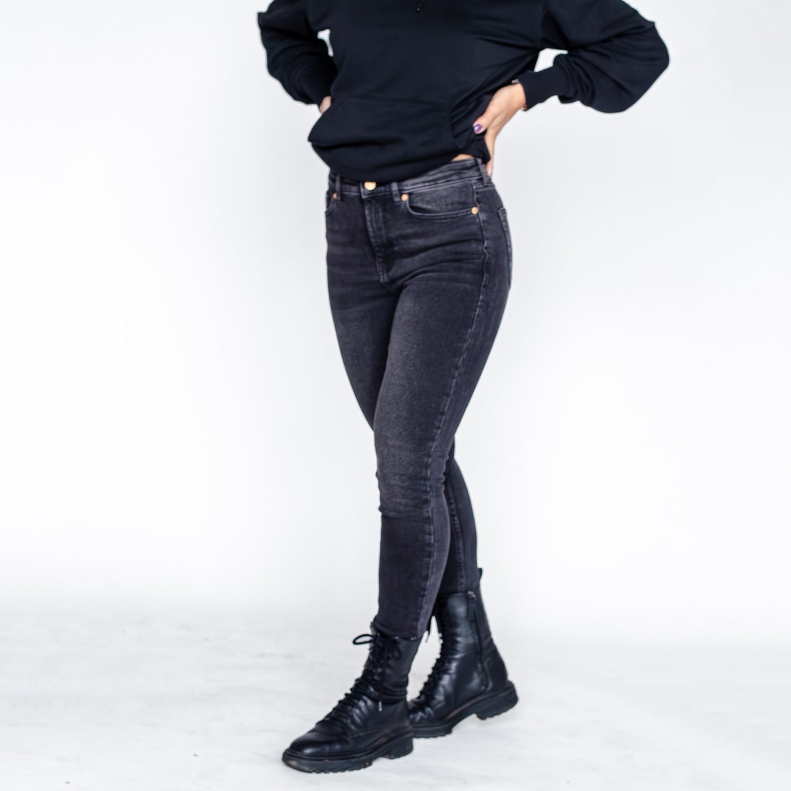 Fashionable High Waist Skinny Jeans For Women