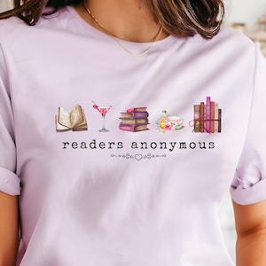 Readers Anonymous Png, Bookish Png, Trendy Book Lover, Book Lover Shirt design, Book Lover Clipart, Bookish PNG, Book Quotes, Book Clipart