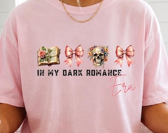 In My Dark Romance Era Png, Dark Romance, Smut Reader, Spicy Book Reader, Book Lover Png, Bookish Png, Morally Grey Png, Trigger Warning Png