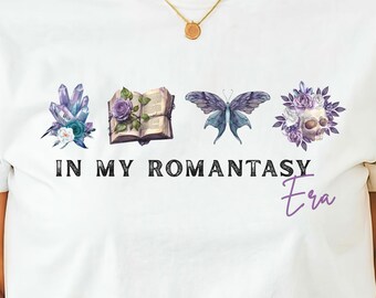 In My Romantasy Era Png, Dark Romance, Romance Reader, Spicy Book Reader, Book Lover Png, Bookish Png, Morally Grey Png, Magical Png