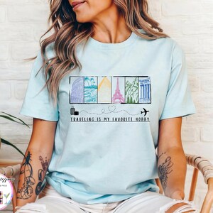 Viajar es mi pasatiempo favorito (Png), Terapia de viaje, Clipart de viaje, Explorar, Modo avión, Vacaciones familiares, Diseño de camiseta de viaje, Viaje de chicas imagen 4
