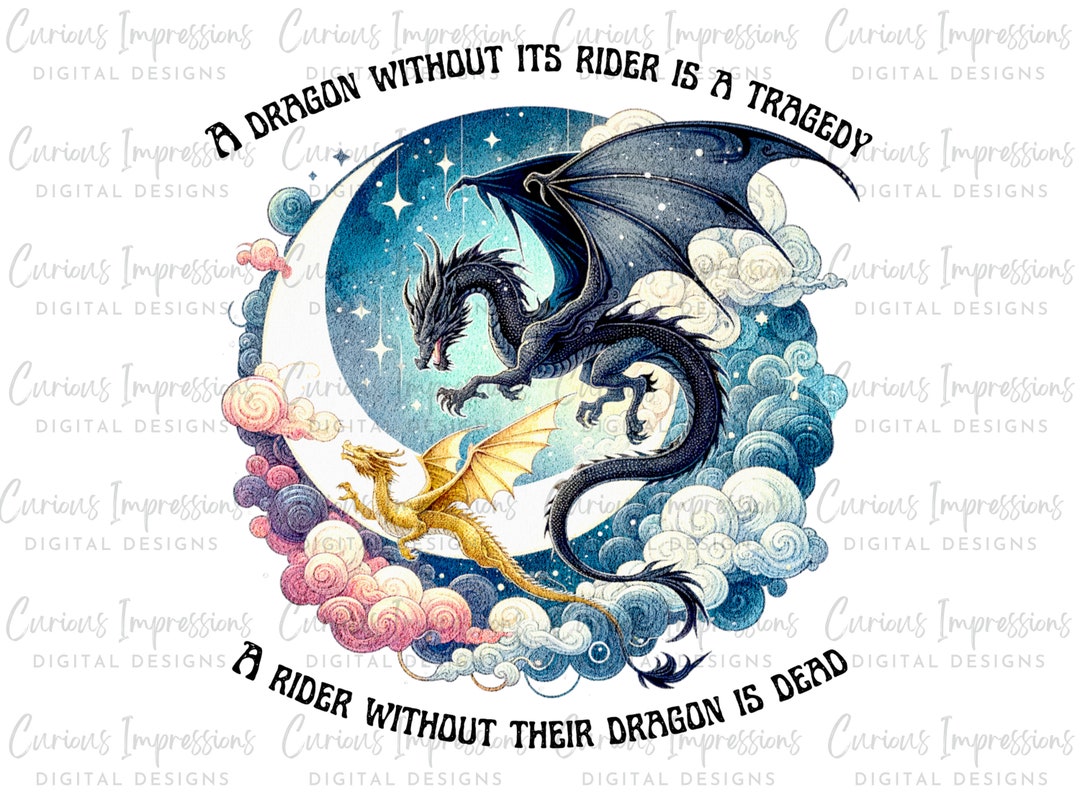A Dragon Without It's Rider is a Tragedy Png, Fourth Wing Inspired ...