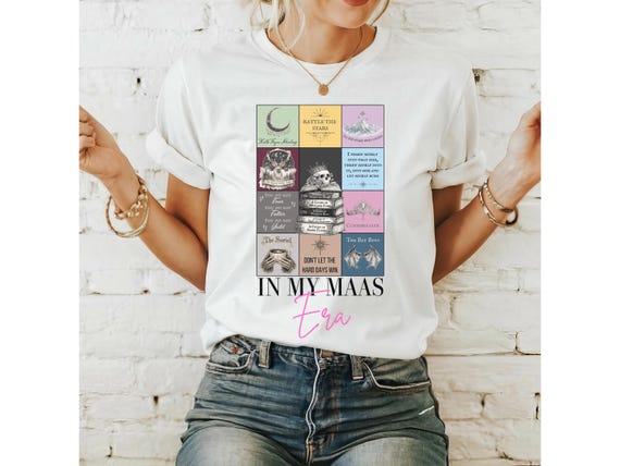 In My Maas Era Png, SJM Merch Png, ACOTAR Png, The Night Court, City of Starlight, Velaris Png, Bookish Merch, Fantasy Reader, The Maas Tour