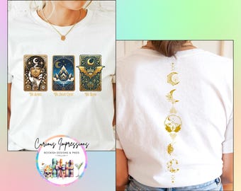 Acotar Tarot Cards Png, Bookish Shirt Design, Fantasy Reader, Trendy Book Lover, Gift for Book Lover, Bookish Sticker Designs, Dark Romance