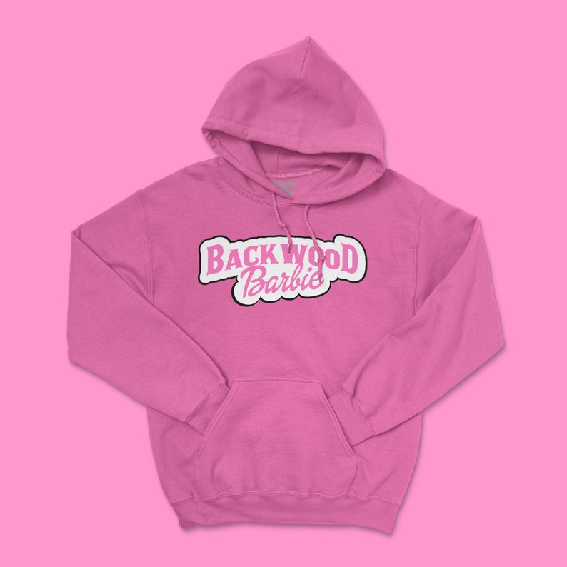 Backwood Barbie Original Logo Pink Pullover Hoodie Custom - Etsy
