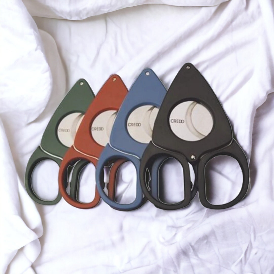 Cigar Cutter Dual Blade Ergonomic Pocket Cigar Scissors 54 Etsy