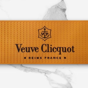 Veuve Clicquot PVC Large Bar Runner Iconic Color Non-slip 
