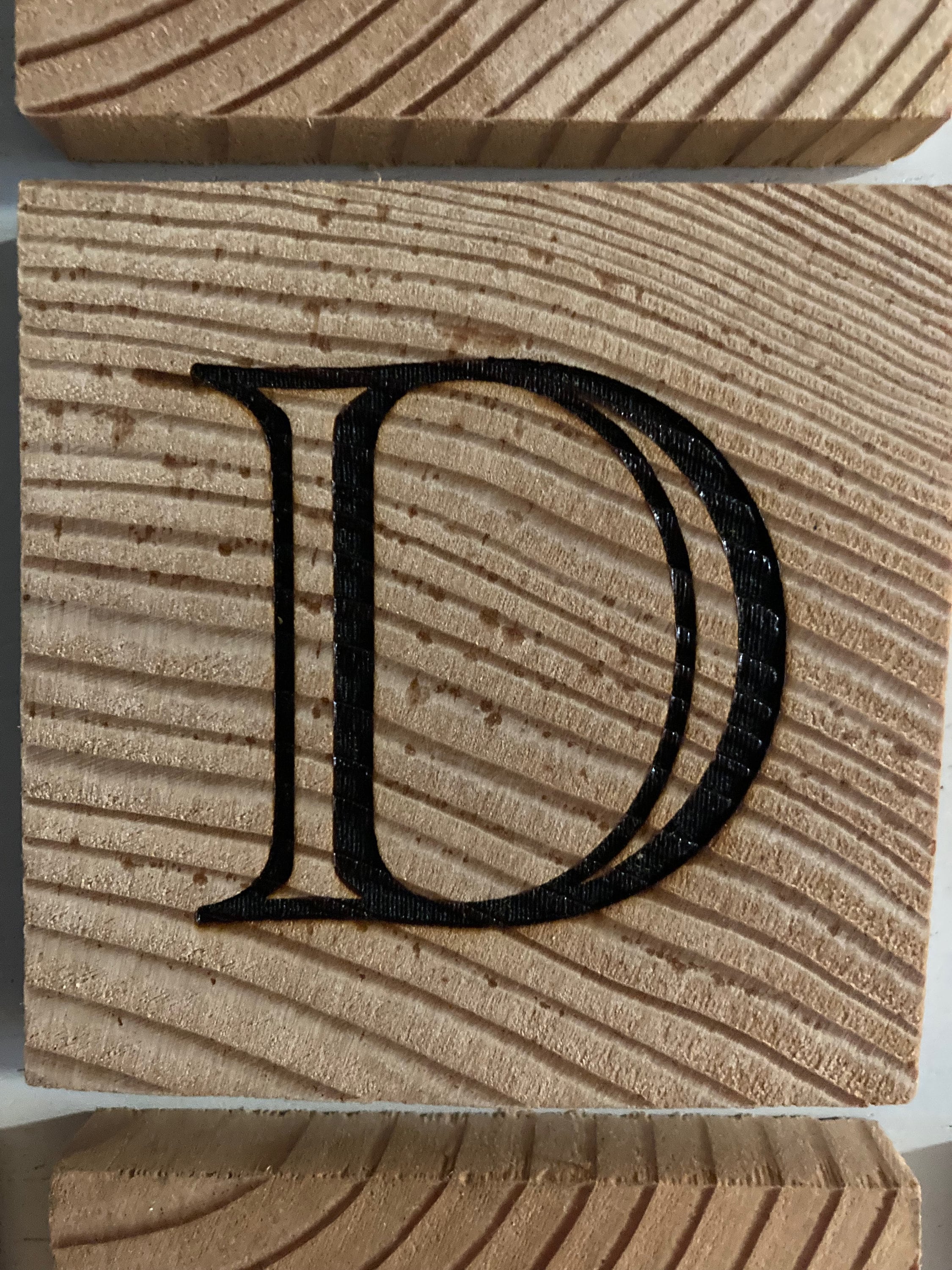 Custom Engraved Letter Tiles - Etsy