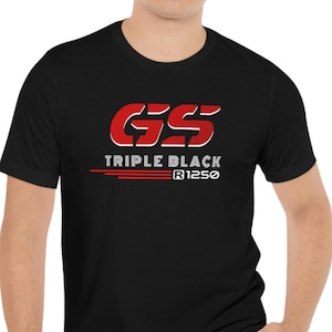 The Triple Black GS R1250: A T-Shirt for the Bold and Stylish Motorcycle Rider