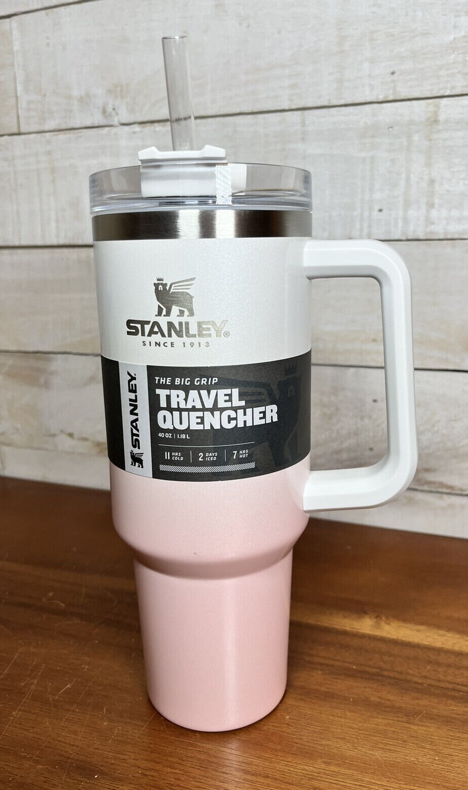 Stanley 40oz Stainless Steel Adventure Quencher Tumbler Parfait Ombre New  PINK