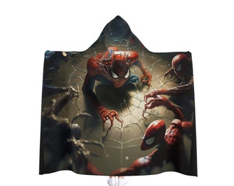 Spiderman Hooded Blanket