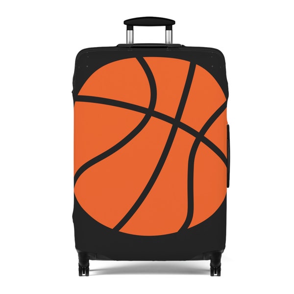 Luggage Cover basketball wrap, Customizable luggage cover, Luggage cover for Men, Luggage cover for Women, Luggage wrap, Basketball lovers
