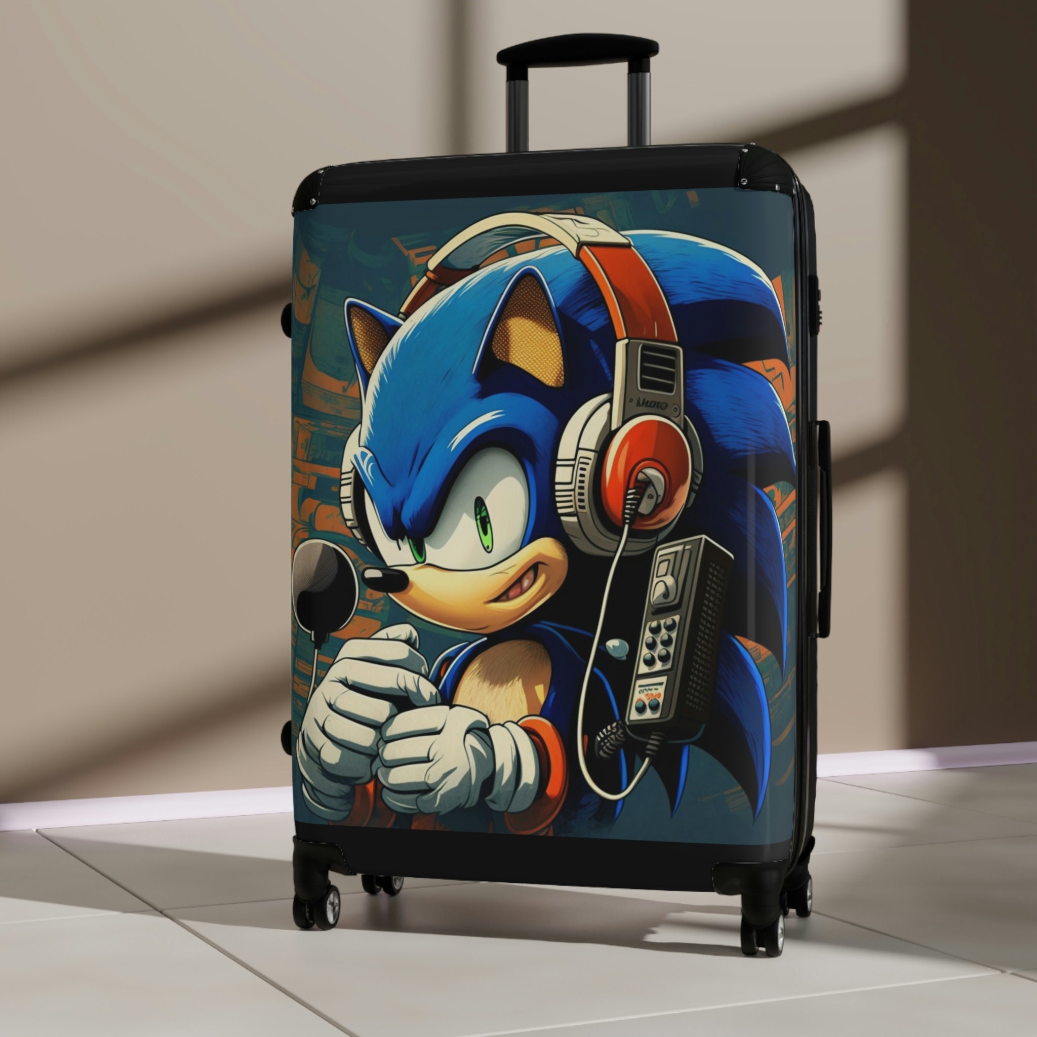 Supersonic Travel in Style with Sonic and Tales Suitcase