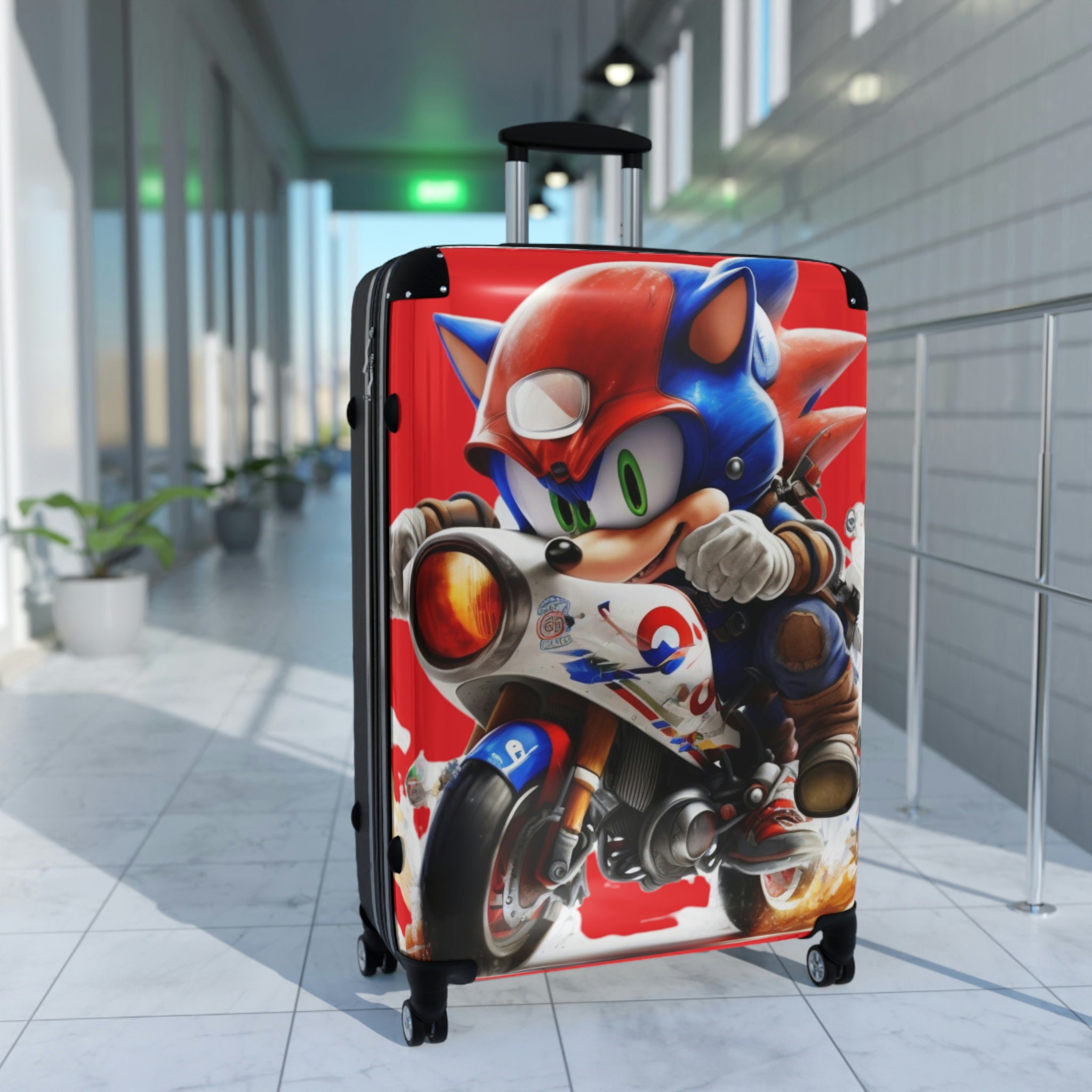 Supersonic Travel in Style with Sonic and Tales Suitcase