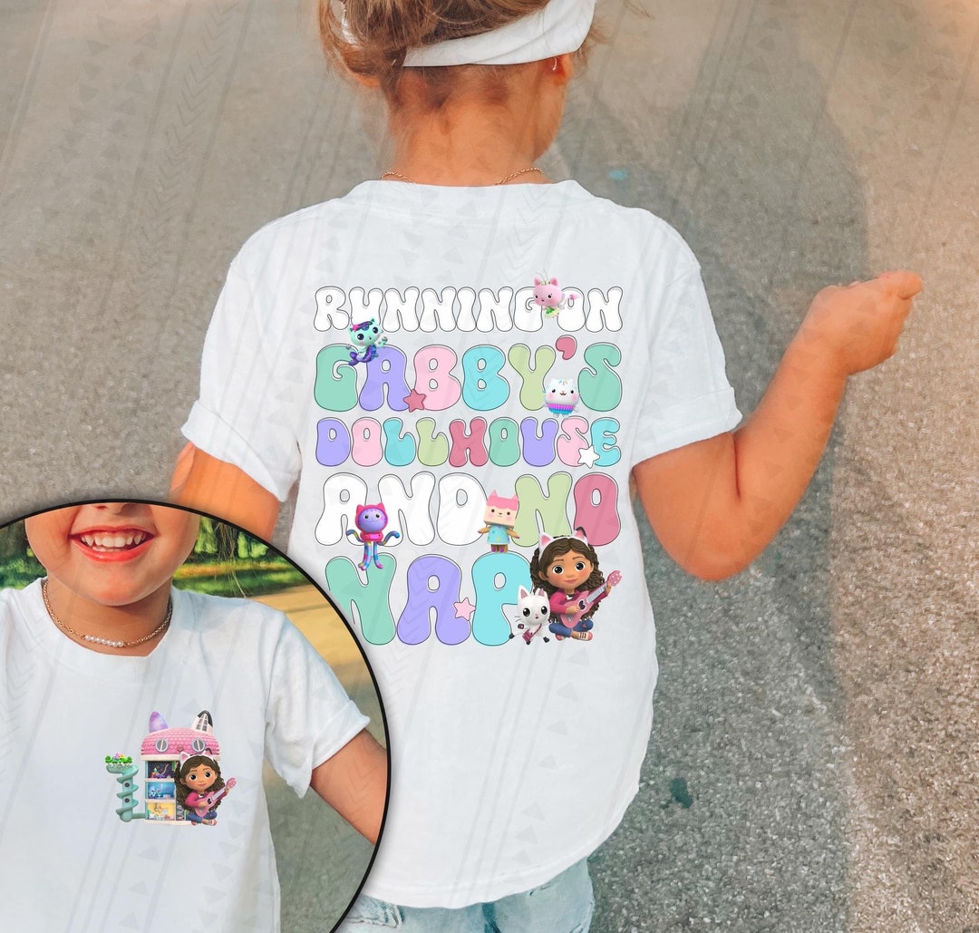 Running on Gabbys Dollhouse Tshirt Gabby Dollhouse Etsy