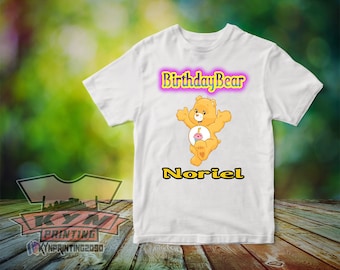 Personalized Birthday Bear T-shirt
