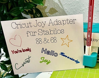 Cricut Joy Adapter für Stabilo 68 & 88 | Stiftehalter | Zubehör | Cricut Adapter