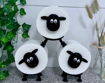 Mährry toiletrolhouder schaap | Badkamerdecoratie | Toiletrolhouder toilet | Toiletpapieropslag | toiletpapier | Badkamer toiletrolhouder