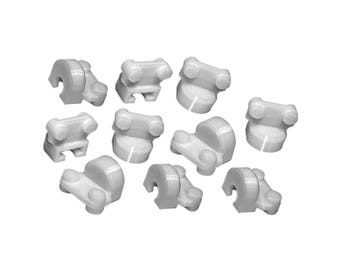 10x Ersatz Gleiter Rolle passend für IKEA Kvartal Gardinenschienen Ersatzteil Schiebegardinen Gardinengleiter Reparatur made by Marta