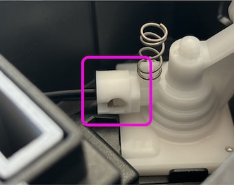 Replacement nut compatible with SodaStream Crystal Cool Easy Genesis Penguin | Spare part | Push-button side | High-pressure connection leaking, made by Marta