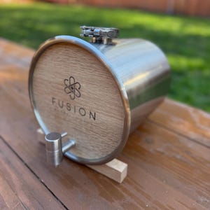 Förkolnade amerikanska vita ekhybridfat V1+ Tri-Clamp