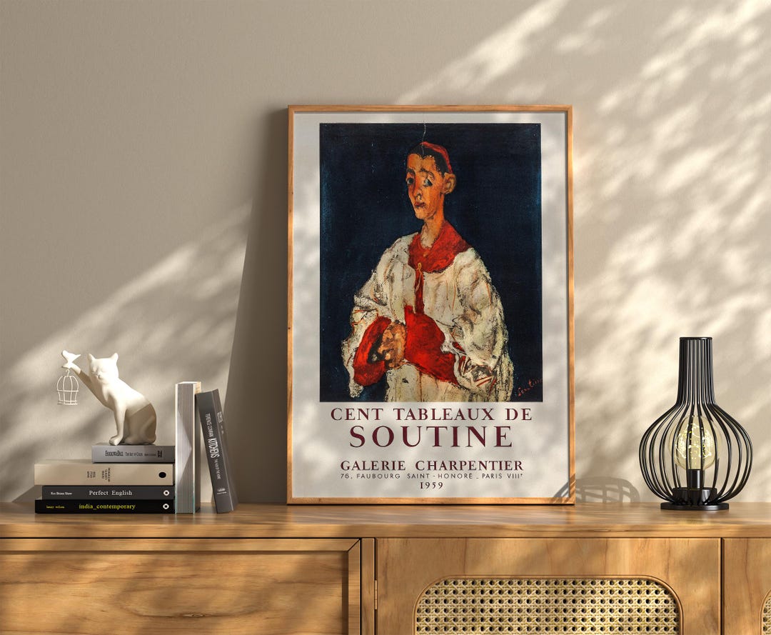 Soutine Poster Chaim Soutine Ehxhibition Poster the Choir Boy L'enfant De Choreur ...