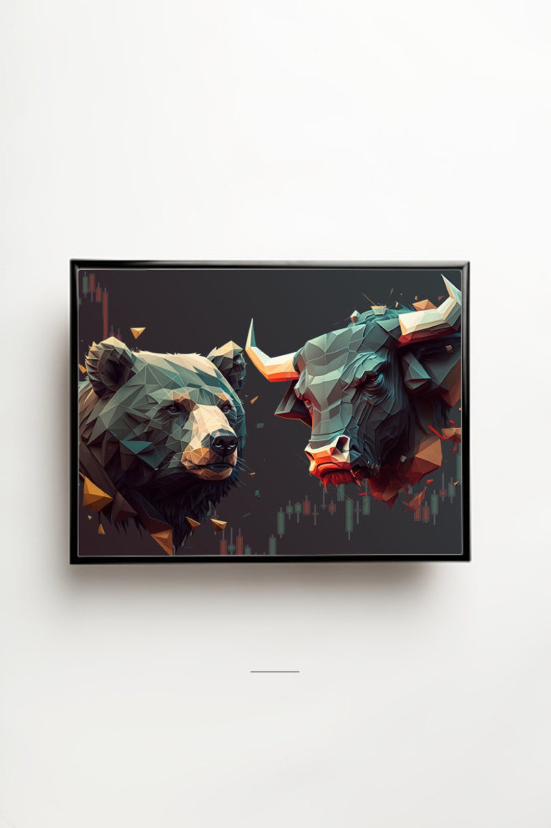 Stock Market/bear Vs Bull/bull Market/bear Market/crypto Etsy
