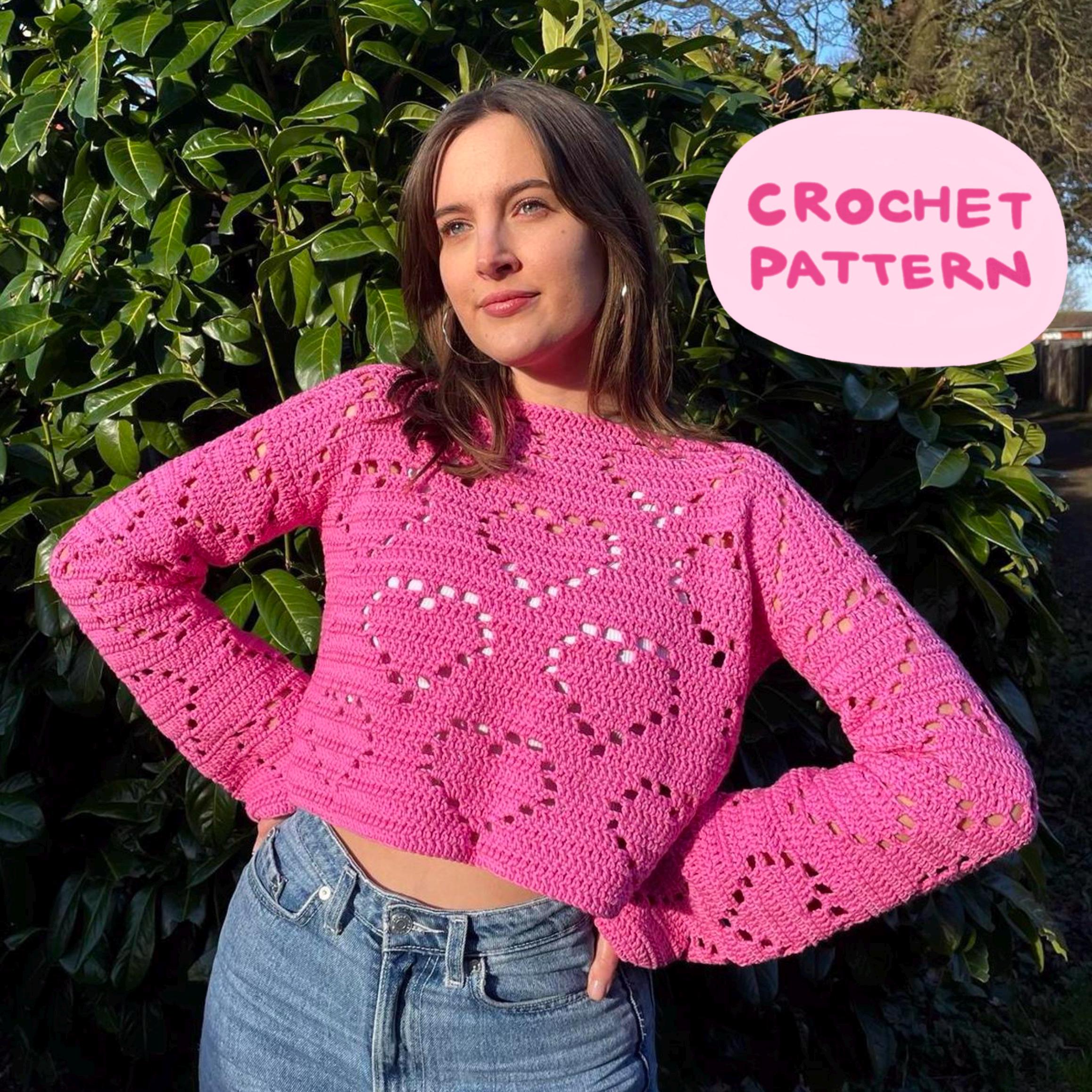 nknit crochet big T-shirt Heart ハート　【美品】 nknit crochet big T-shirt Heart ハート 【美品】