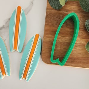 Surfboard SKINNY Cookie Cutter - Fish Surfboard - Surfing Cookies - Summer Cookie Cutter - SKINNY - Hang Ten - The Big One - Shark Week
