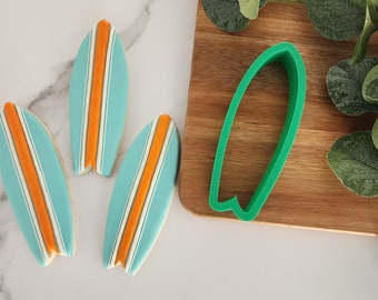 Surfboard Cookie Cutter: Skinny Summer Surfing Cookies