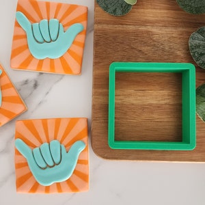 Square Cookie Cutter - SHARP Edge Cutter - Plaque Cookie Cutter - Geometric Shapes Cookie Cutter - FAST SHIPPING - Basics Cutters