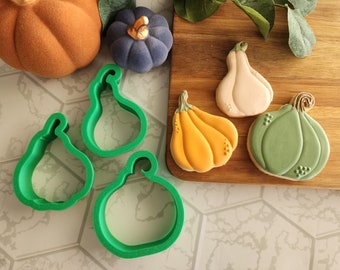 3pc Thanksgiving Fall Holiday Gourd Cookie Cutter Set - Gourd Cookie Cutter Set - Fall Cookie Cutter Set - Holiday Cookie Cutter Set