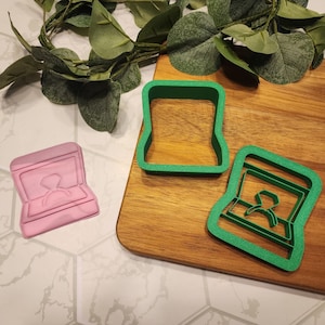 3&quot; Ring Box Nesting Embosser Cookie Cutter Engagement Ring Cookie Cutter Embosser Stamp Wedding Ring Cookie Cutter Embosser Stamp