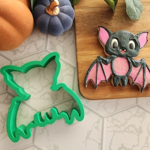 Flying Bat Cookie Cutter - Halloween Bat Cookie Cutter - Animal Cookie Cutter - Spooky Cookie Cutter
