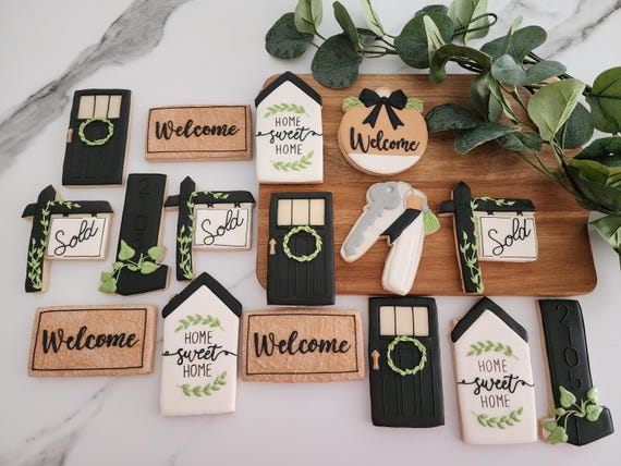 Realtor Cookie Cutter Set: Home Sweet Home, New House - 6 Piece