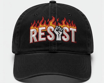 Czapka z daszkiem Resist z motywem Parku Narodowego, czapka z daszkiem Save Our Parks, czapka turystyczna, prezent dla miłośnika przyrody, czapka z daszkiem Anti Trump Resistance, czapka FDT