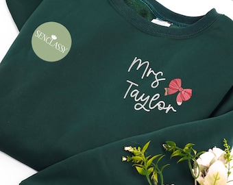 Geborduurd lerarensweater, gepersonaliseerd cadeau leraar naam, aangepast terug naar school-shirt, geborduurde hoodie leraar waardering