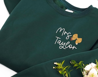 Geborduurd lerarensweater, gepersonaliseerd cadeau leraar naam, aangepast terug naar school-shirt, geborduurde hoodie leraar waardering