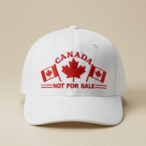 Elbows Up Canada Is Not For Sale Baseball Cap Canada Pride Hat Canadian Gift Idea Hat Maple Leaf Pride Canada Souvenir Political Statement