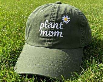 Gorra de béisbol bordada para amantes de las plantas, ideal para jardineros, amantes de las plantas, ideal para la naturaleza.