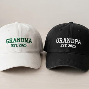 Custom Grandpa Embroidered Dad Hat, Personalized Baseball Cap for Grandfather, Gift for Him, Father’s Day Grandpa Hat, Classic Outdoor Cap