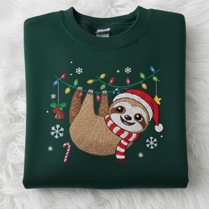 Mütze Faultier Hässlicher Weihnachtspullover – D&F Clothing