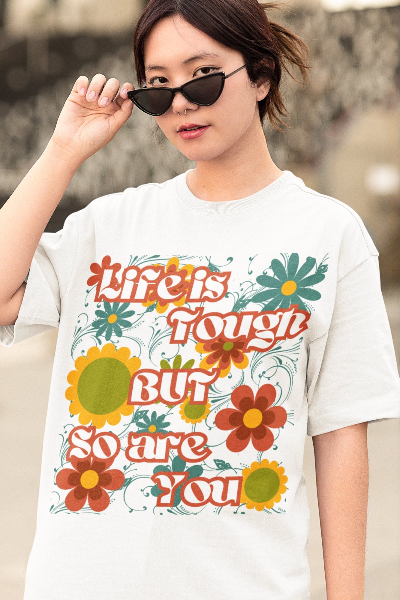 Springfield Maglietta Donna Wild Flowers | T-Shirt Maniche Corte In Cotone, Girocollo, Stampata, Casual