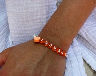 Armband "Aperol" - Glasperlenarmband - Geschenk zum Geburtstag, JGA, Sommerfest, Party … - Aperol, Orange ...