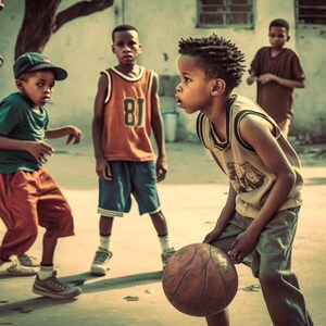Future NBA- Ai Generated Wall Art High Resolution