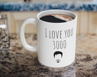 Geeky Coffee Mug - I love you 3000  inspired Mug  - Perfect Father's Gift - Geeky Dad Coffee Mug- Valentines Day gift - gifts for him/her