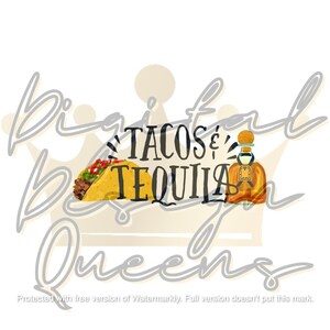 Tacos and Tequila/Sublimation/Image/Logo/PNG/Digital Image