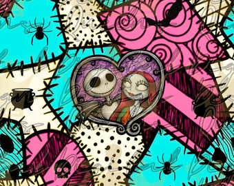 Jack und Sally/Wrap/Tumbler/ABC/Sublimation